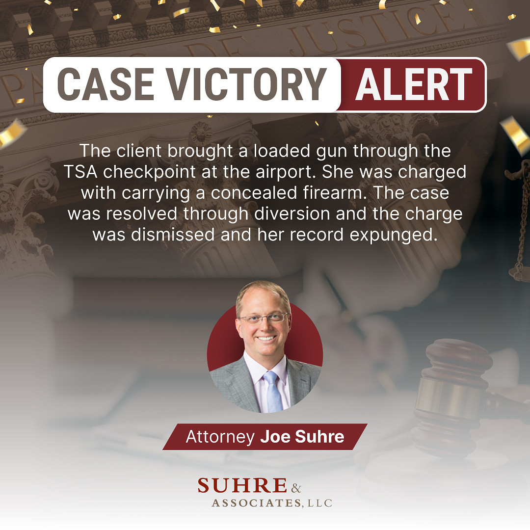 Joe Suhre - Case victory