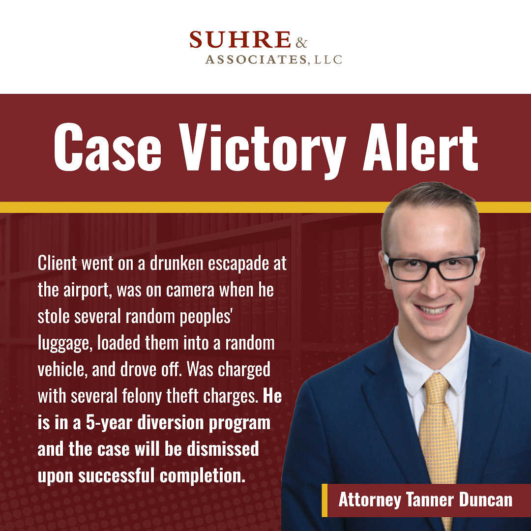 Suhre & Associates DUI and Criminal Defense Lawyers - case victory