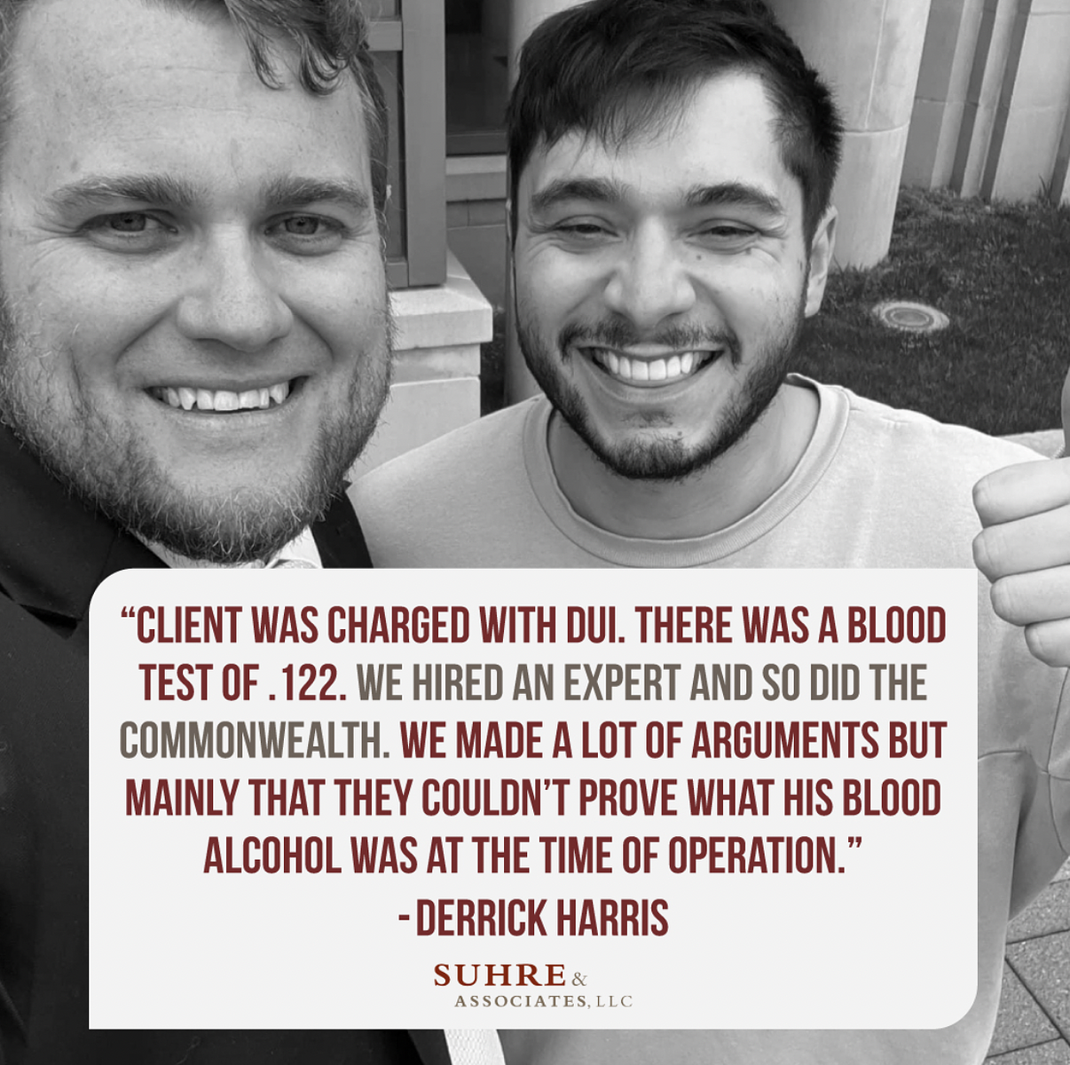 Derrick Harris - Suhre & Associates DUI and Criminal Defense Lawyers